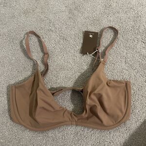 NEW INLYRIC inbarely Scoop Bra gravel Beige 32DD US NWT